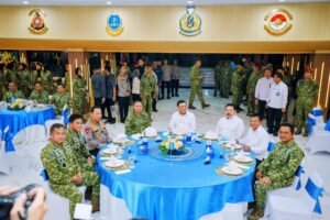 Kapolri Hadiri Silaturahmi Strategis Pimpinan Lembaga Negara di Mabes TNI AL